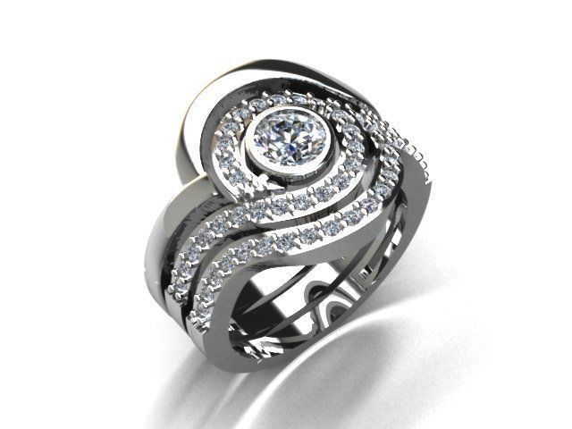 jewelry ring 3D print model_9