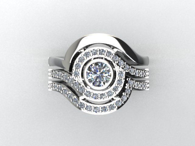 jewelry ring 3D print model_5