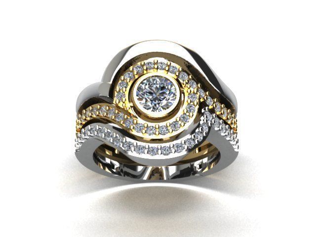 jewelry ring 3D print model_1