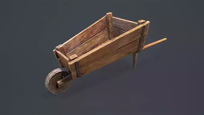 Wheelbarrow wooden