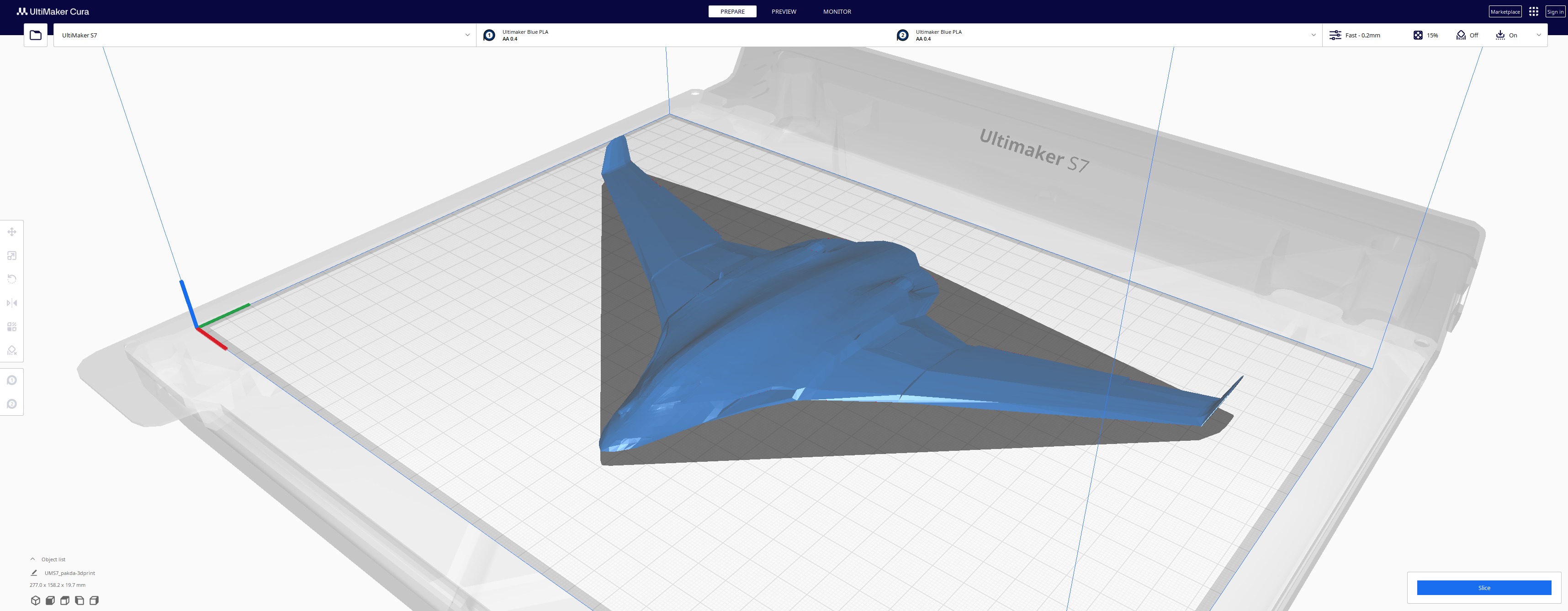 Tupolev PAK DA Envoy Low-poly 3D model_5