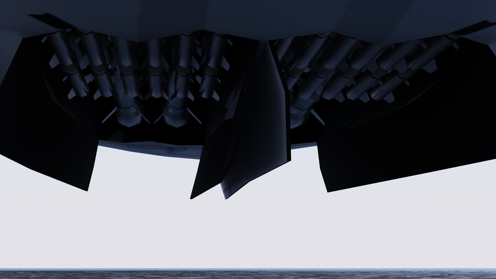 Tupolev PAK DA Envoy Low-poly 3D model_25