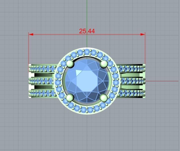 jewelry ring 3D print model_9