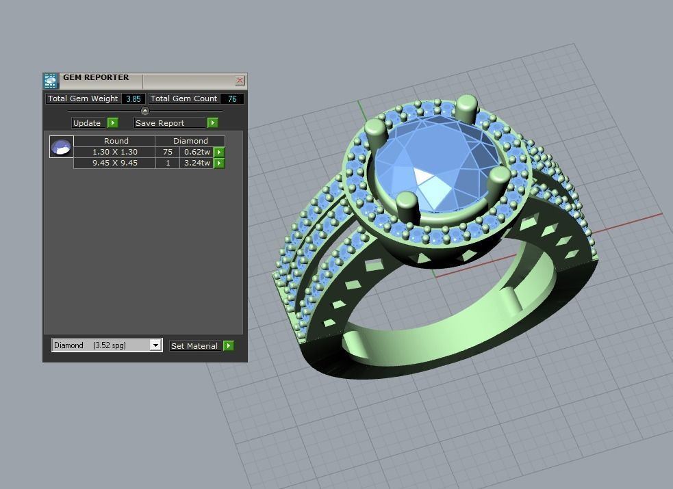 jewelry ring 3D print model_6