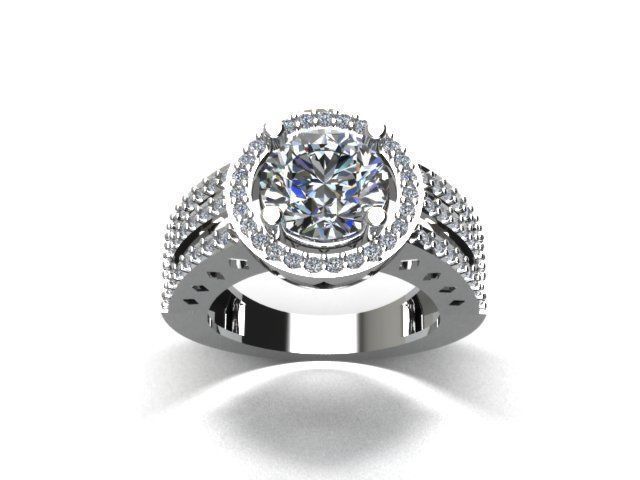 jewelry ring 3D print model_3