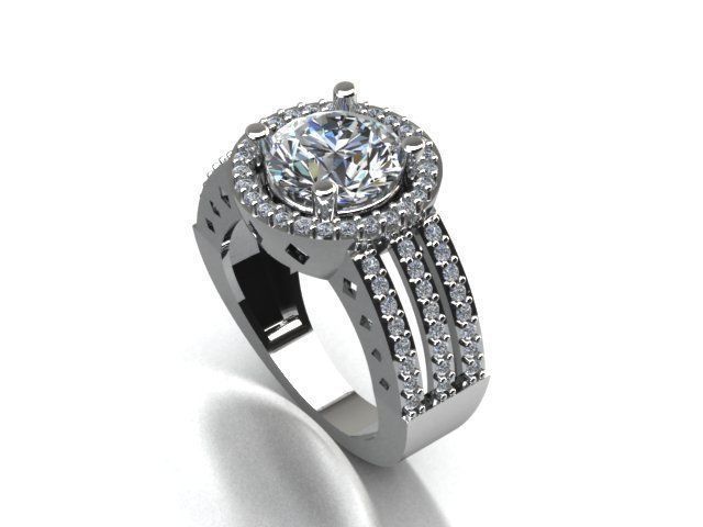 jewelry ring 3D print model_5