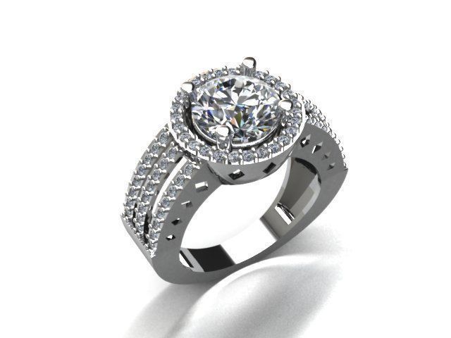 jewelry ring 3D print model_1