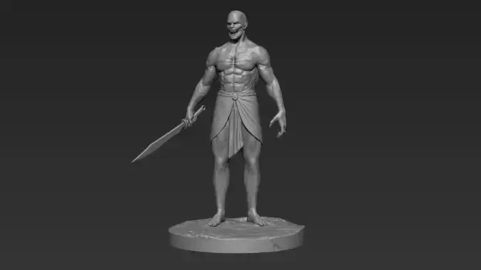 Creature Warrior Statue 