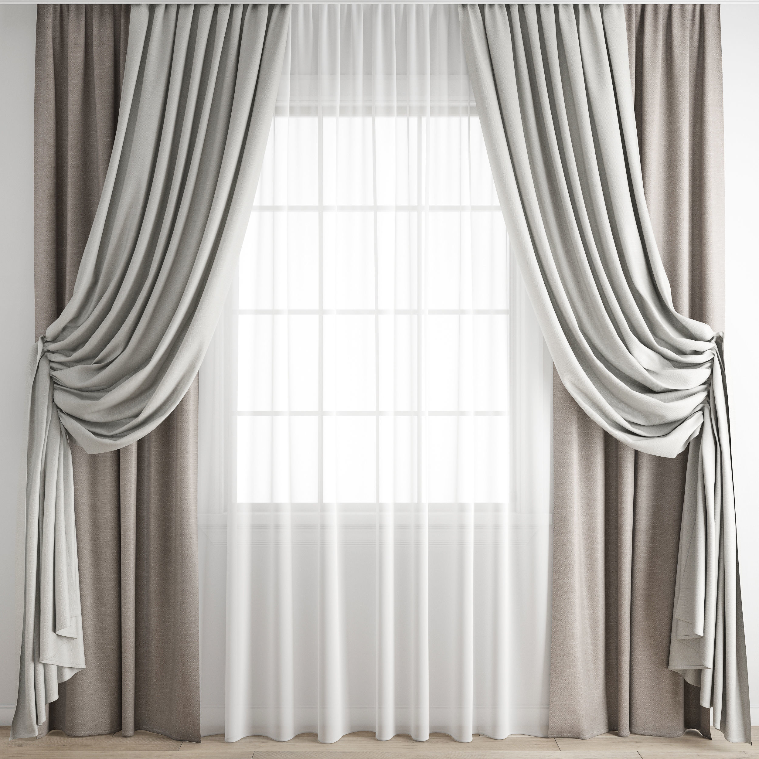 curtain 480 3D model_4