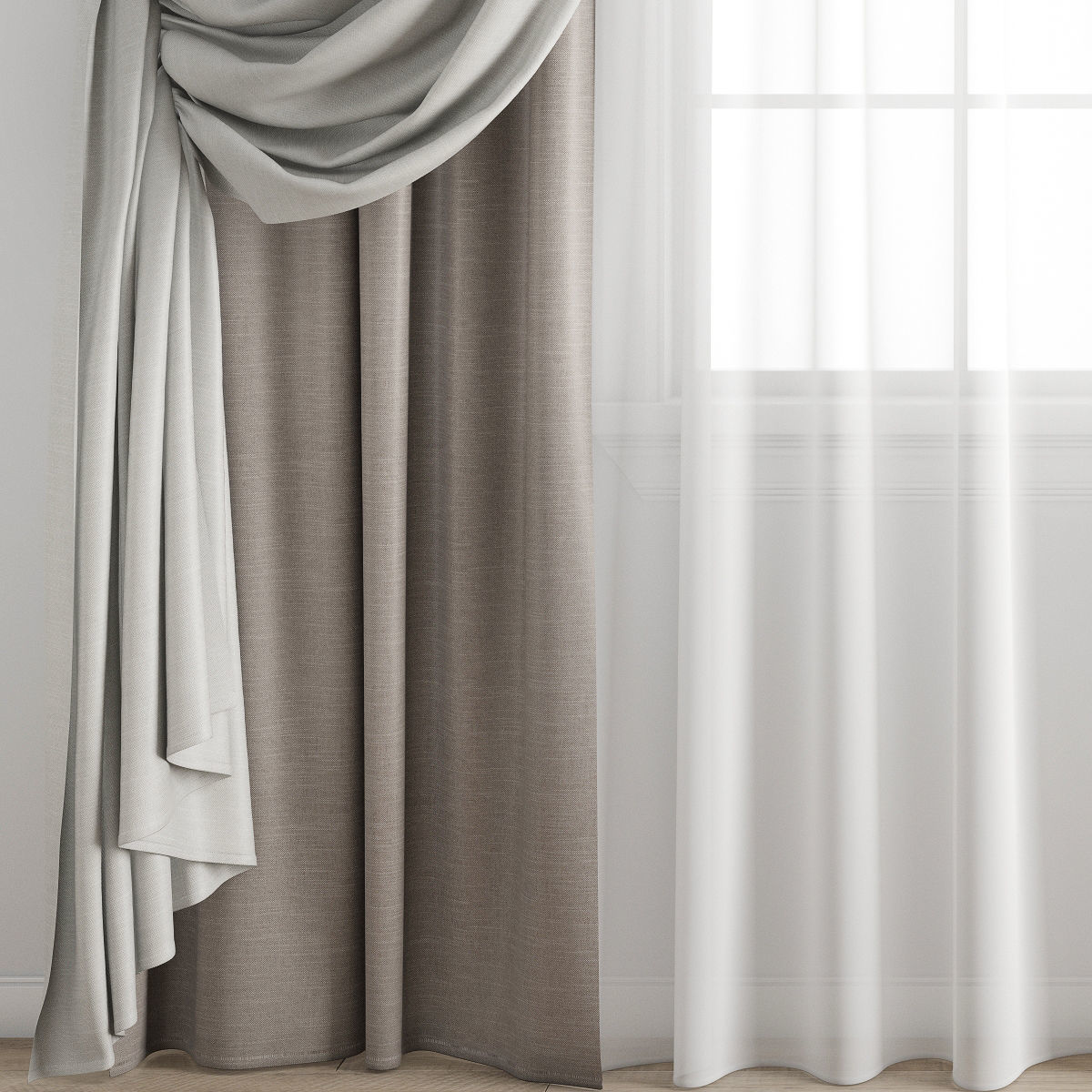 curtain 480 3D model_5