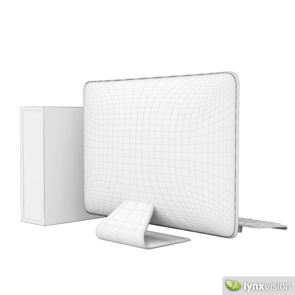 HP Pavilion Slimline Desktop Computer 3D model_4