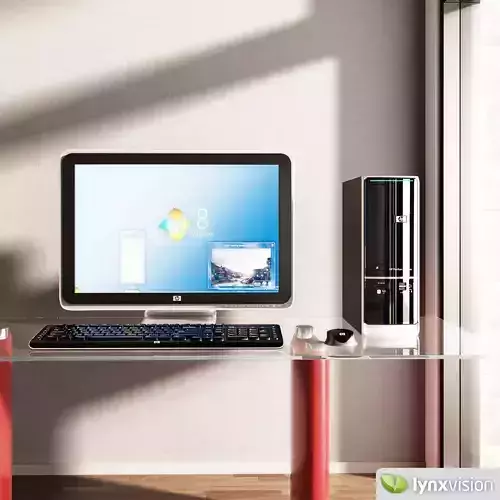 HP Pavilion Slimline Desktop Computer 3D model