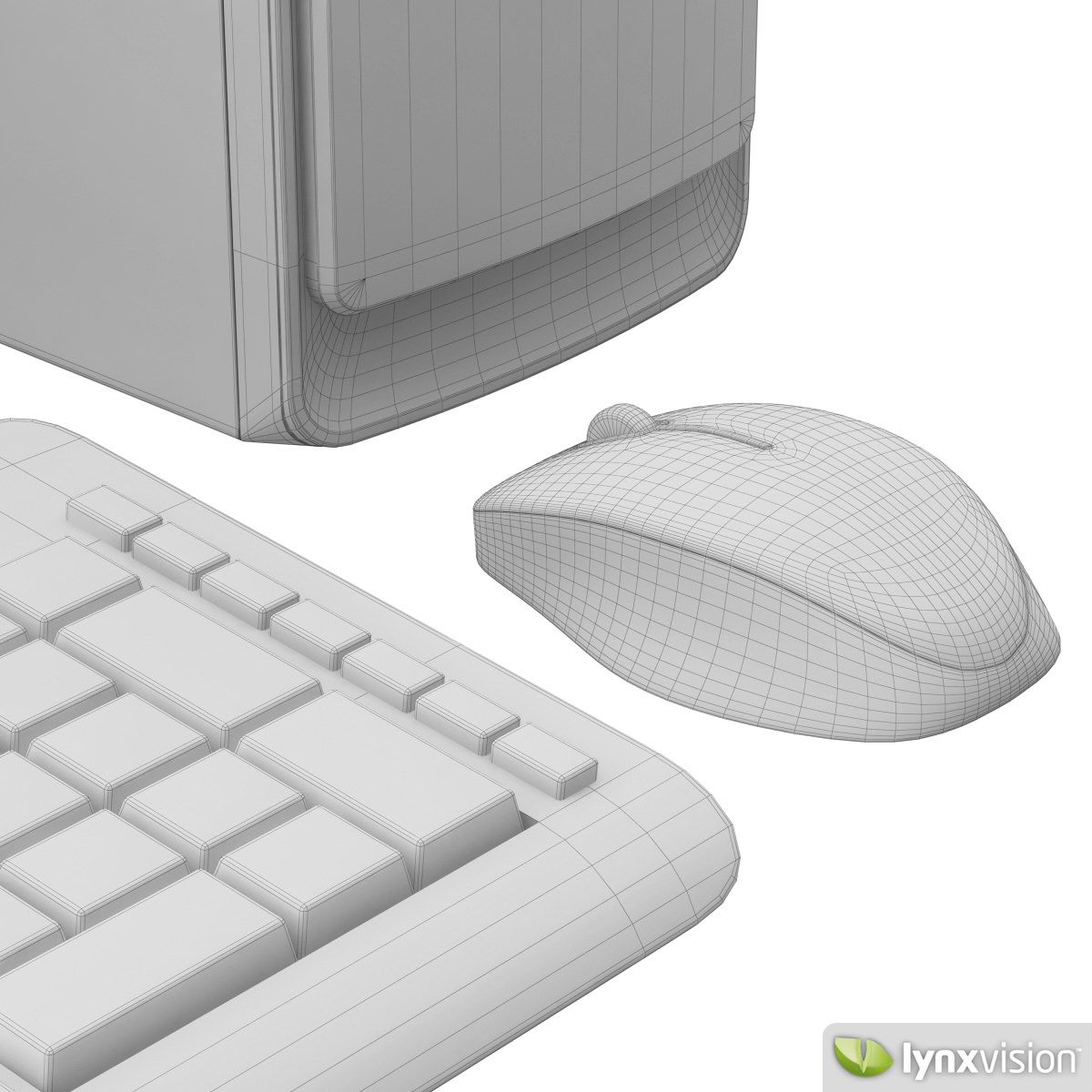 HP Pavilion Slimline Desktop Computer 3D model_5