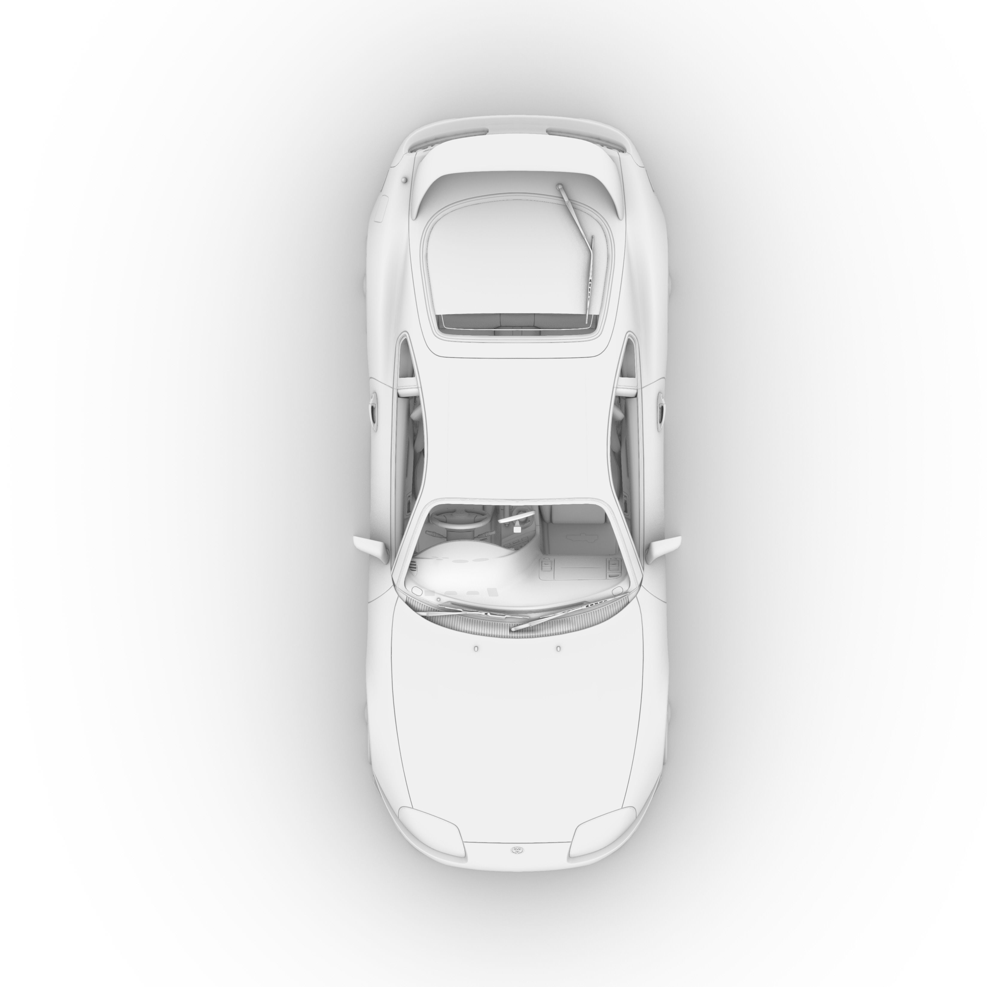 TOYOTA SUPRA 3D model_2