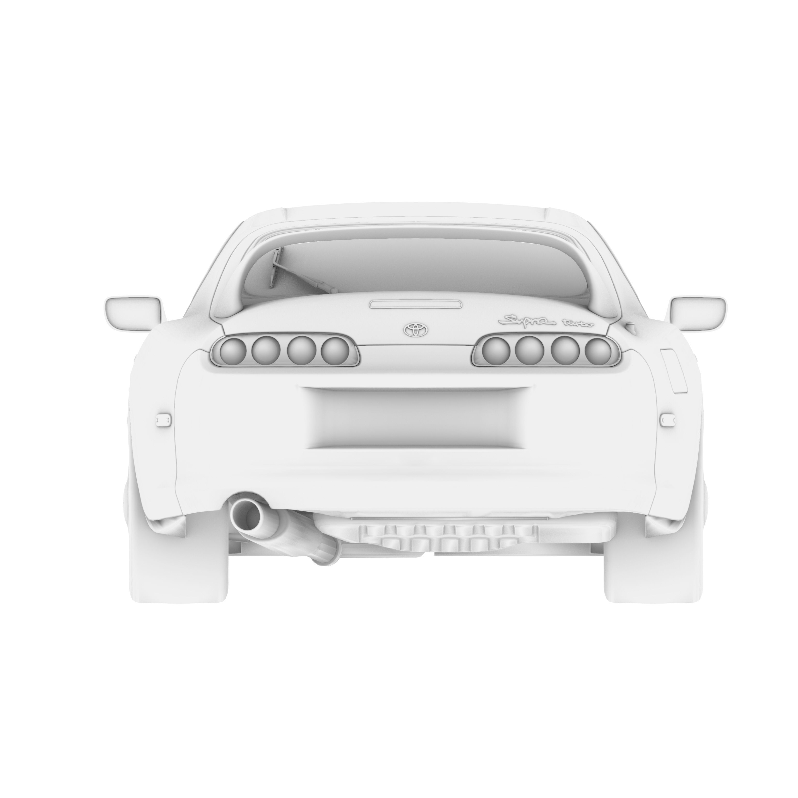 TOYOTA SUPRA 3D model_3