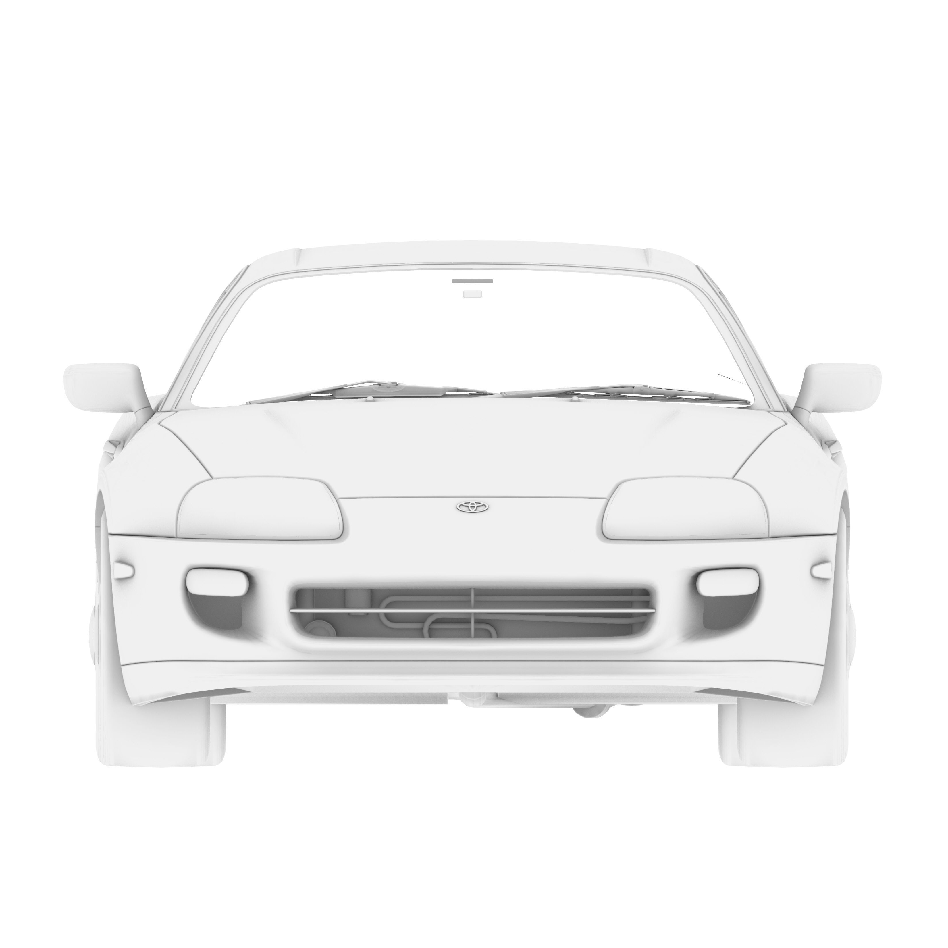 TOYOTA SUPRA 3D model_4