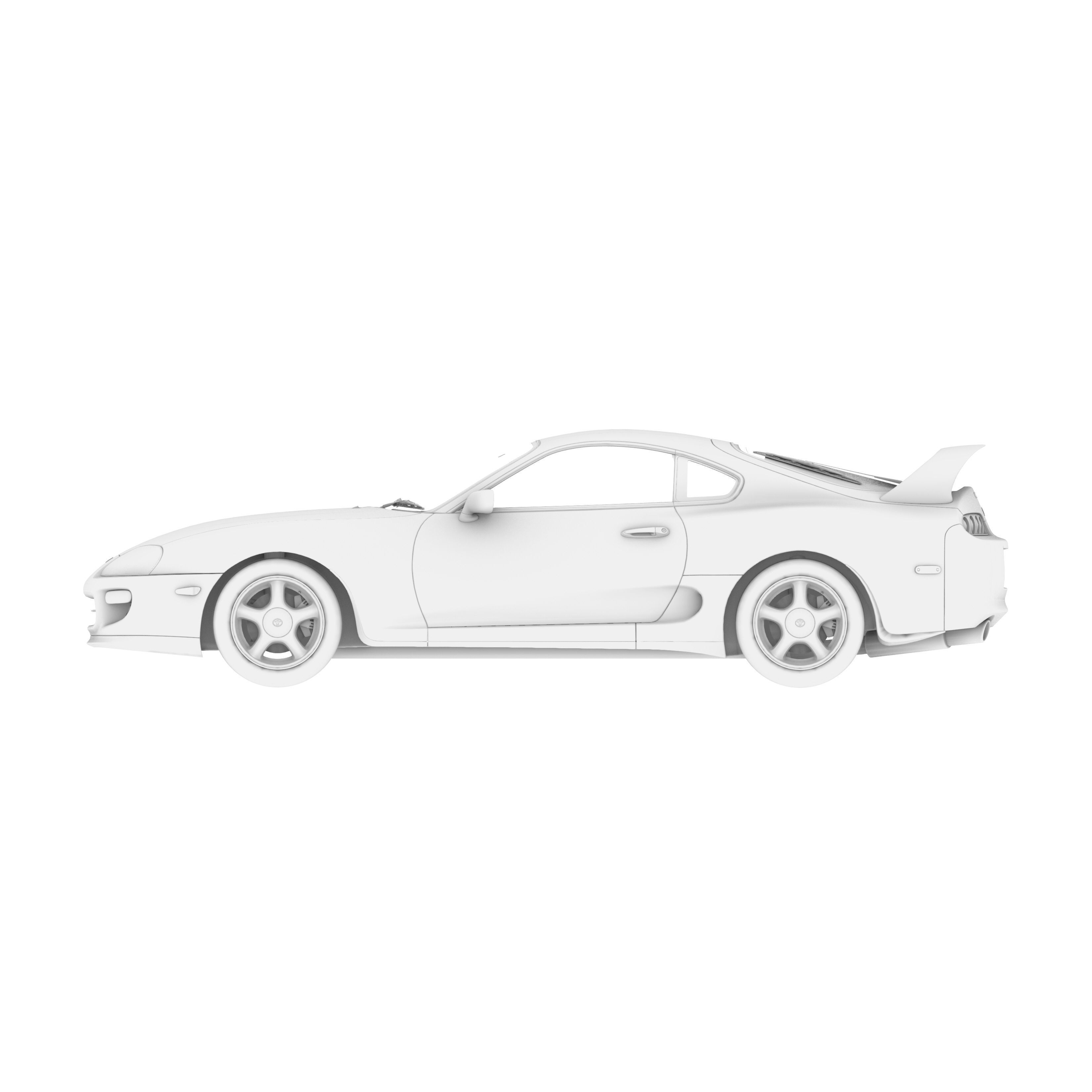 TOYOTA SUPRA 3D model_5
