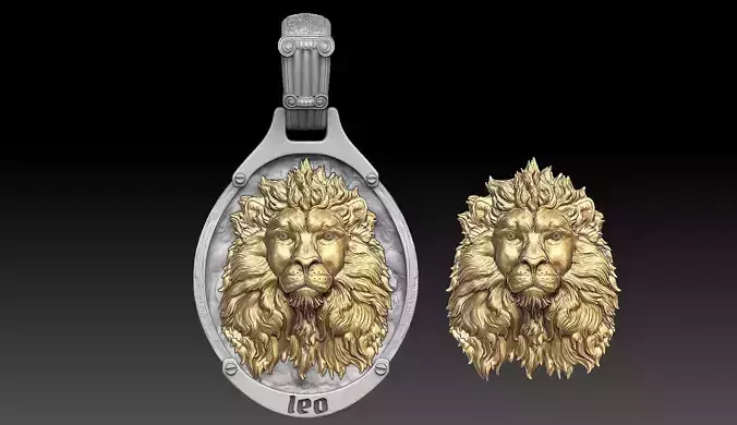 Lion Zodiac   3D print model