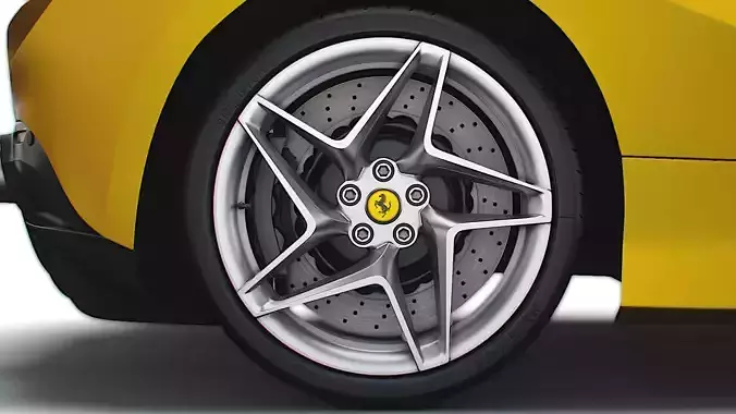 Ferrari F8 Spider 2023 wheel