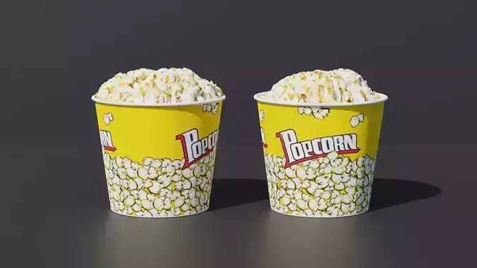 Popcorn in paper cup