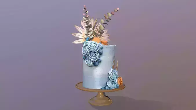 Luxury Aegean Swirl Cake