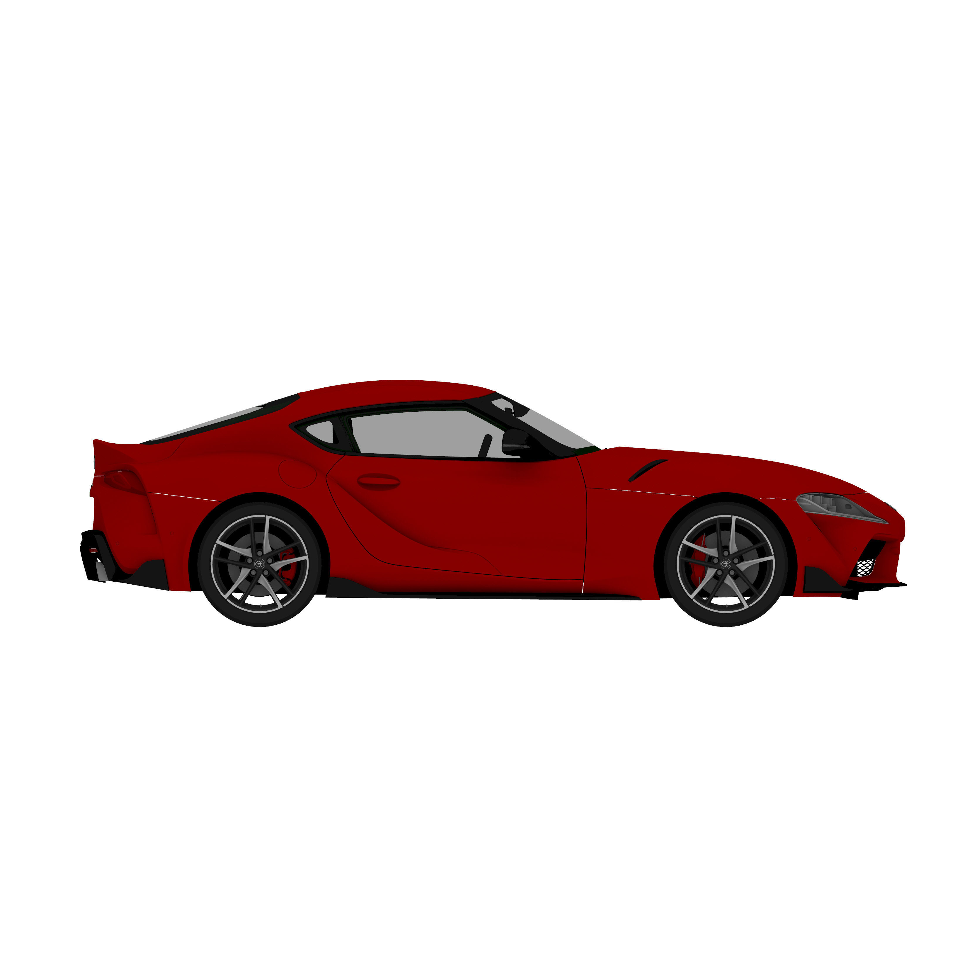 New Toyota Supra 3D model_8