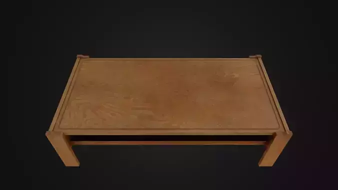 Wooden Coffee Table 01