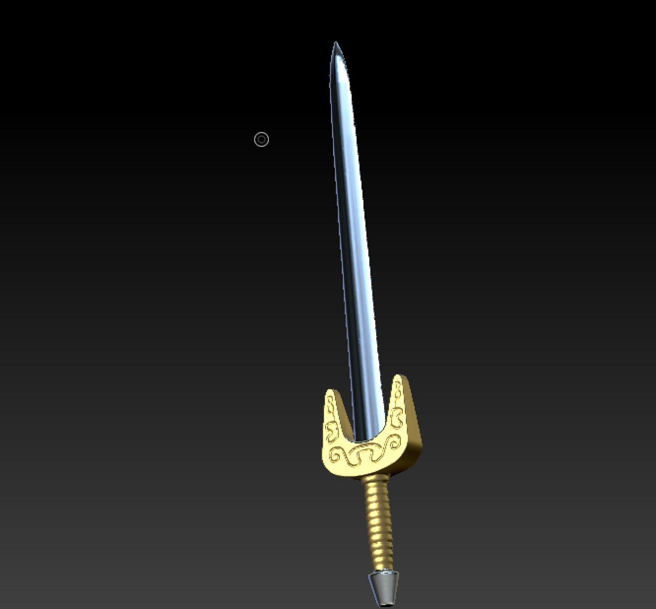 TRICLOPS SWORD VINTAGE  3D print model_1