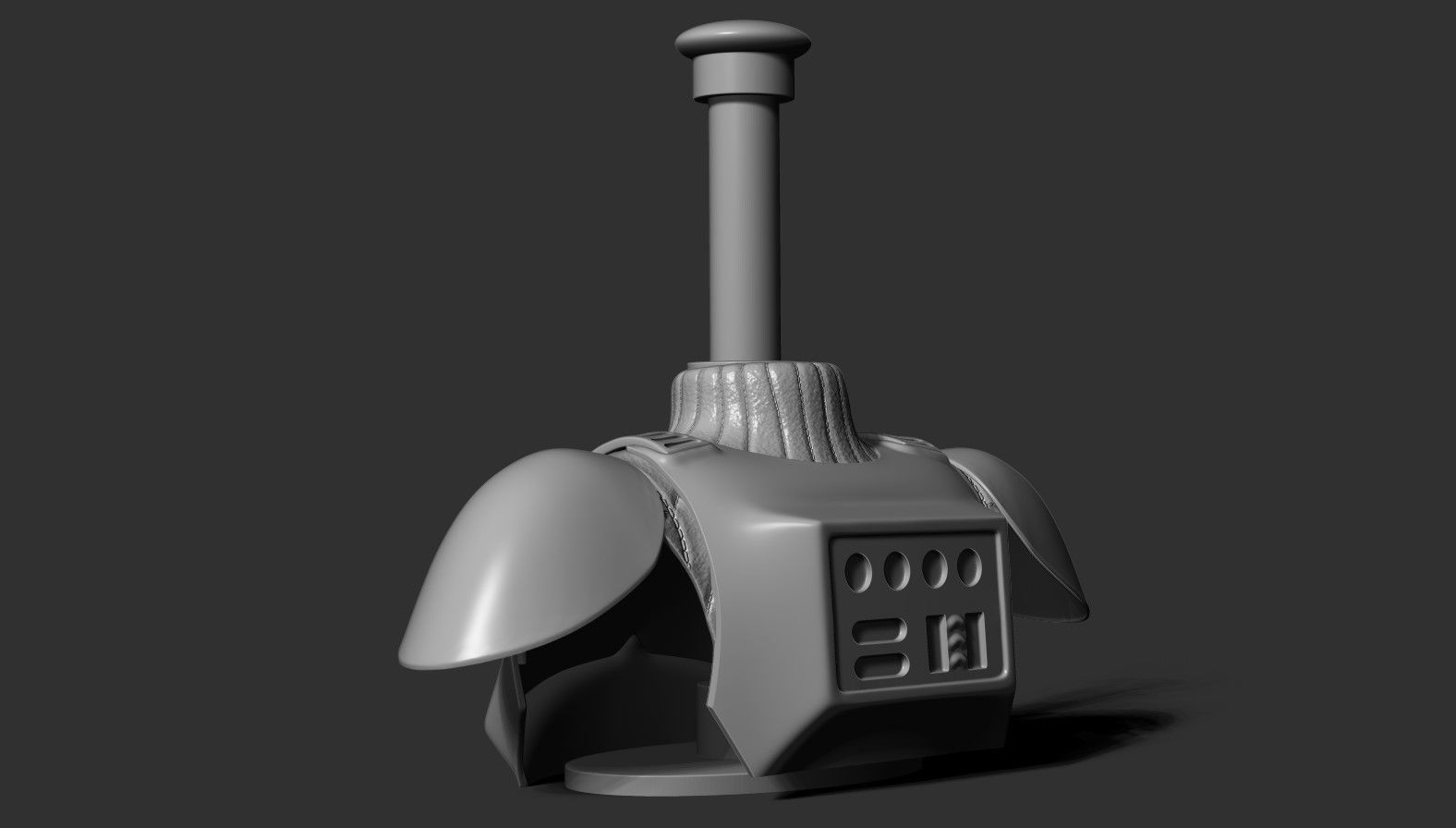 Clone Trooper Helmet Satand 3D print model_8