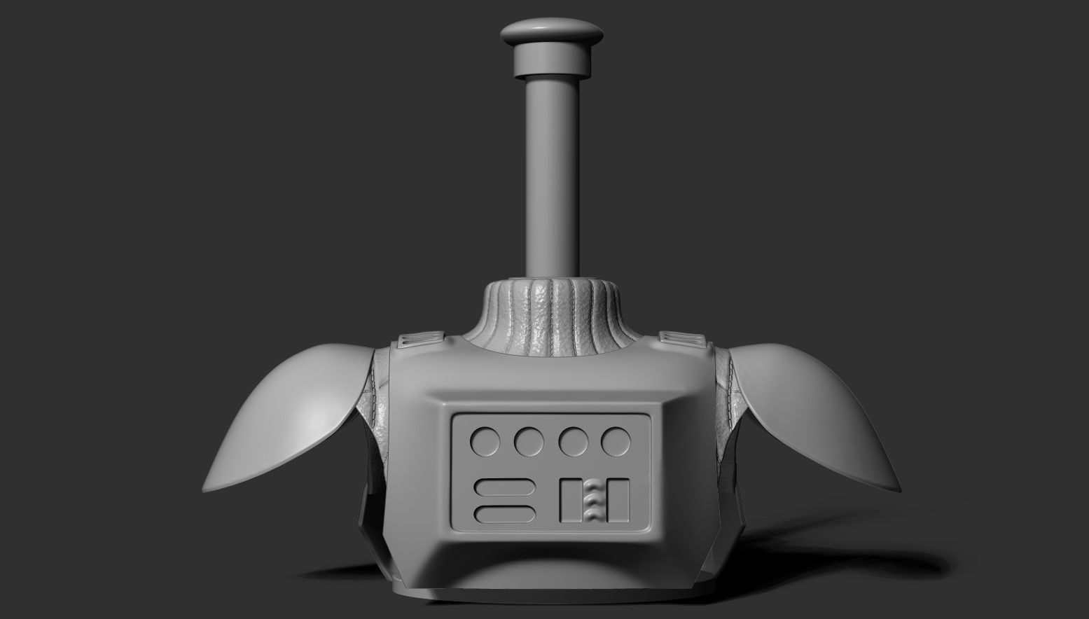 Clone Trooper Helmet Satand 3D print model_12