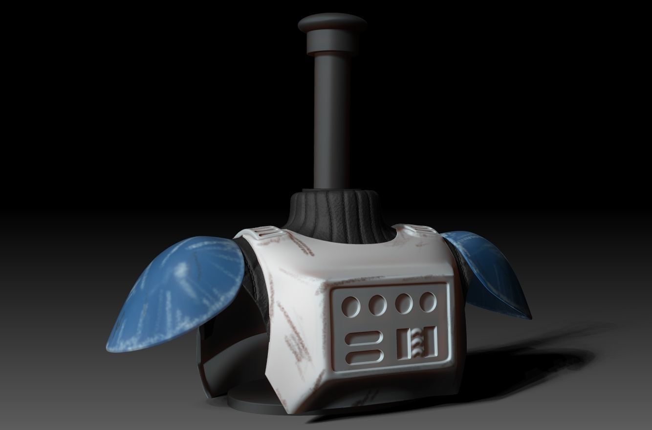 Clone Trooper Helmet Satand 3D print model_11