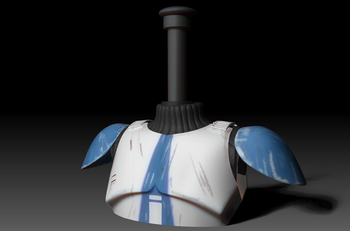 Clone Trooper Helmet Satand 3D print model_4