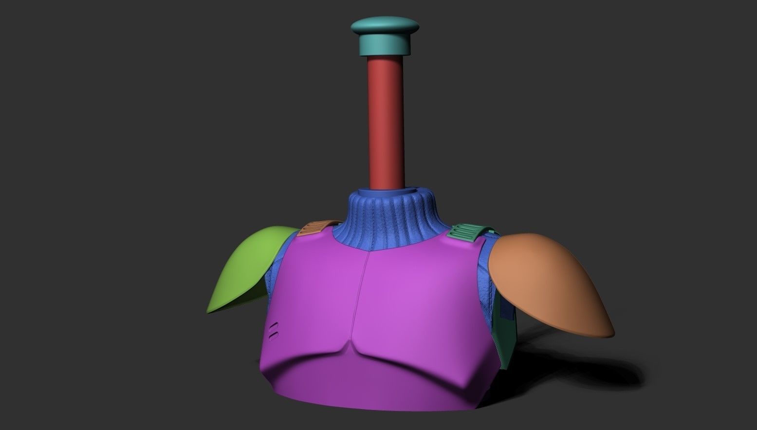 Clone Trooper Helmet Satand 3D print model_16