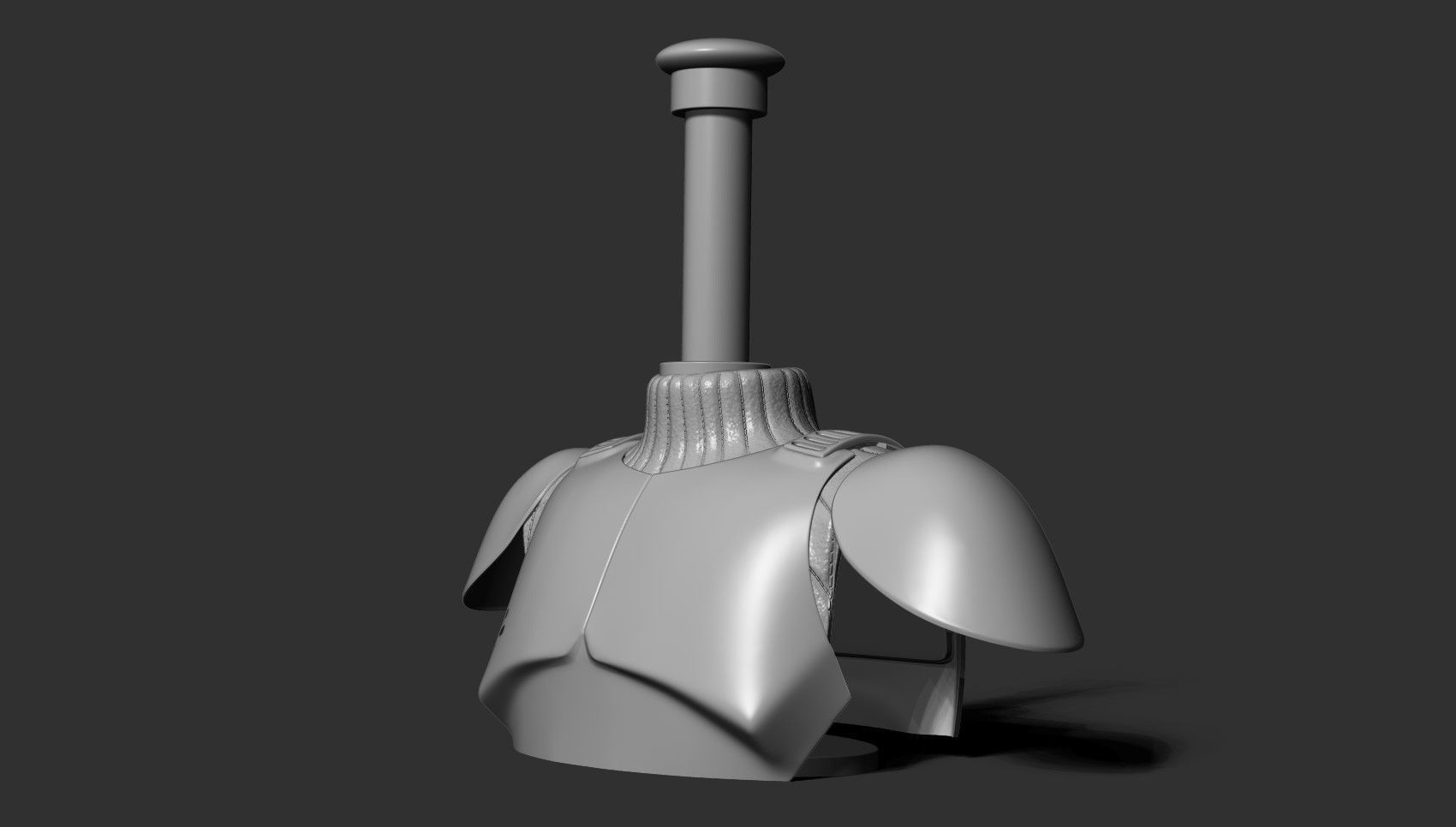 Clone Trooper Helmet Satand 3D print model_5