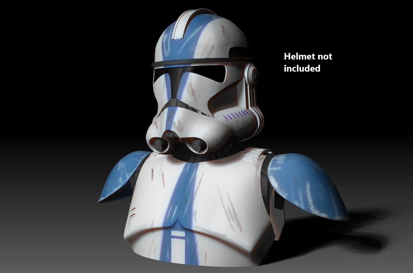 Clone Trooper Helmet Satand 3D print model_2