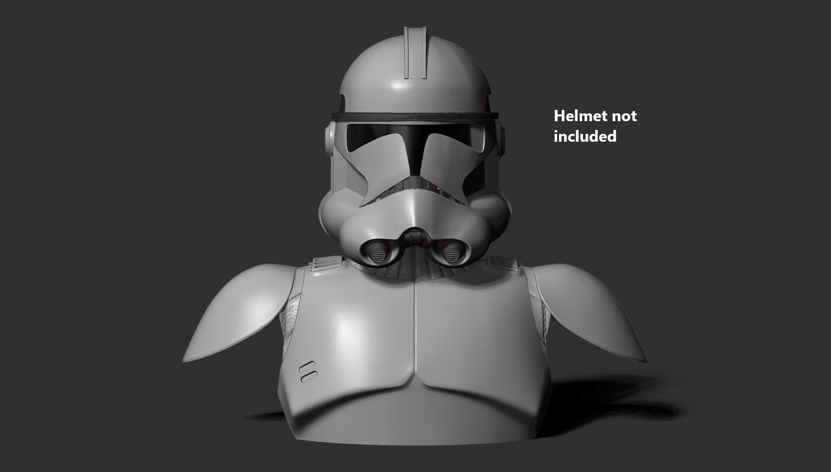 Clone Trooper Helmet Satand 3D print model_15