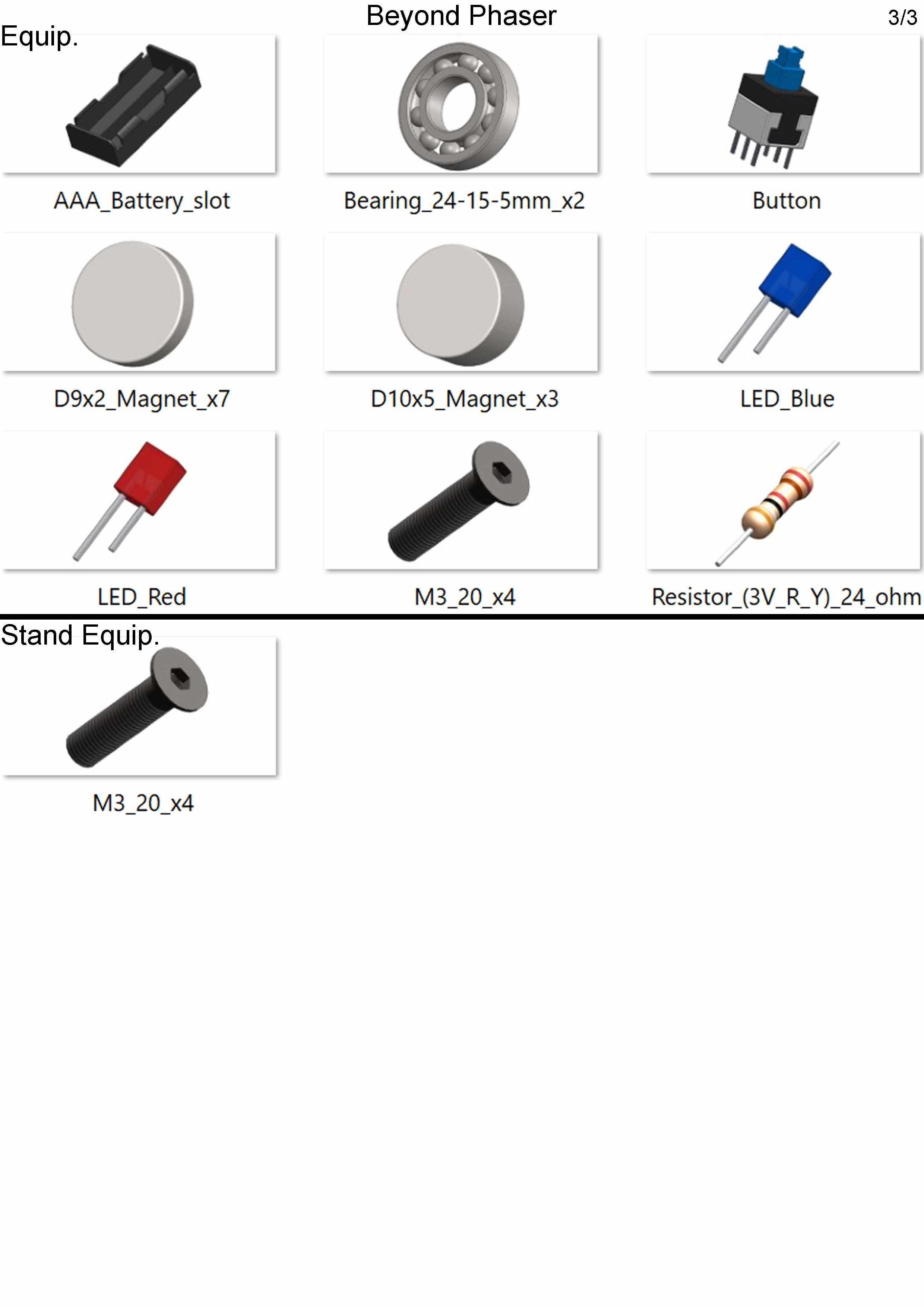 Beyond Phaser - Star Trek - Commercial - Printable - STL  3D print model_15