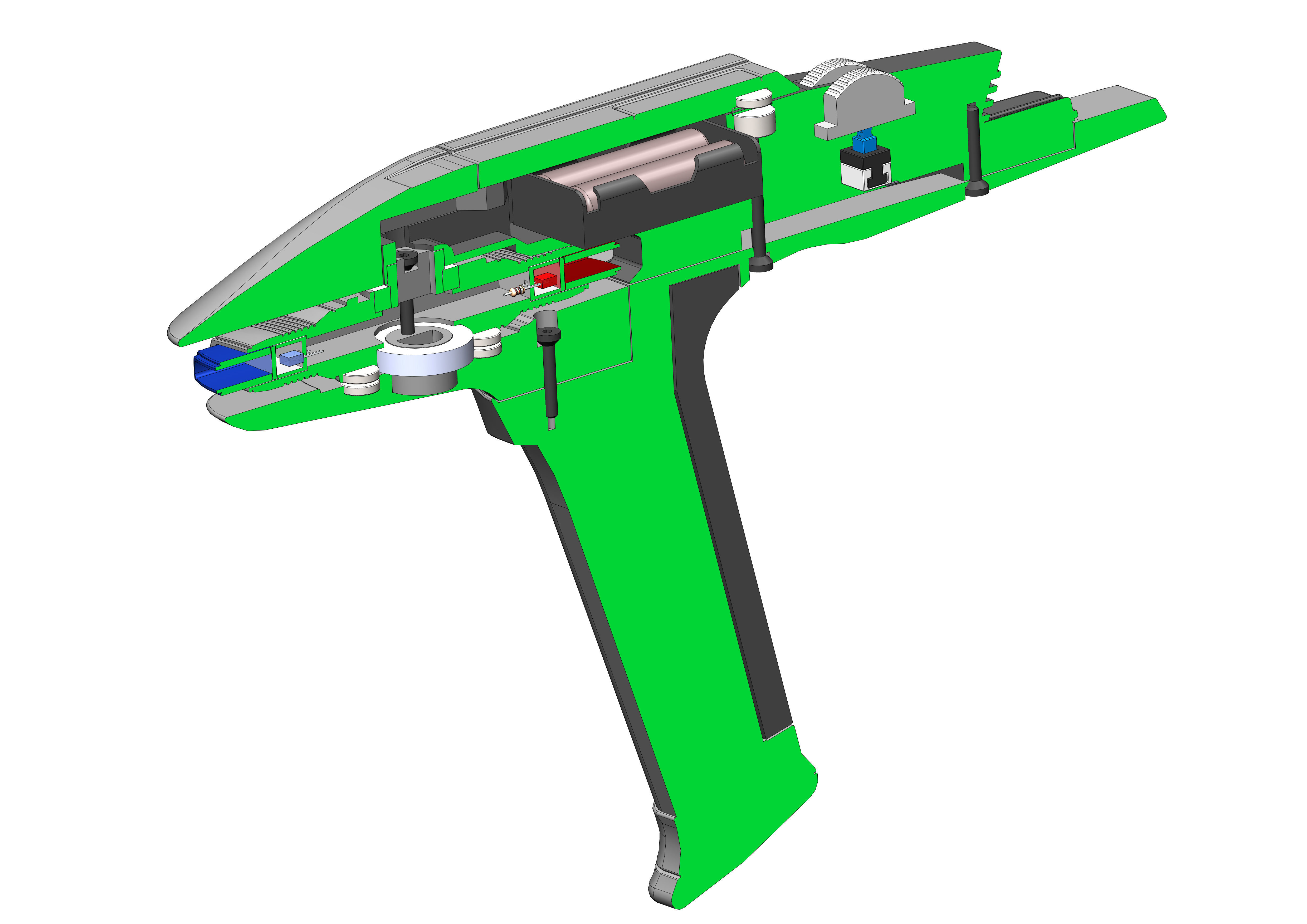 Beyond Phaser - Star Trek - Commercial - Printable - STL  3D print model_16