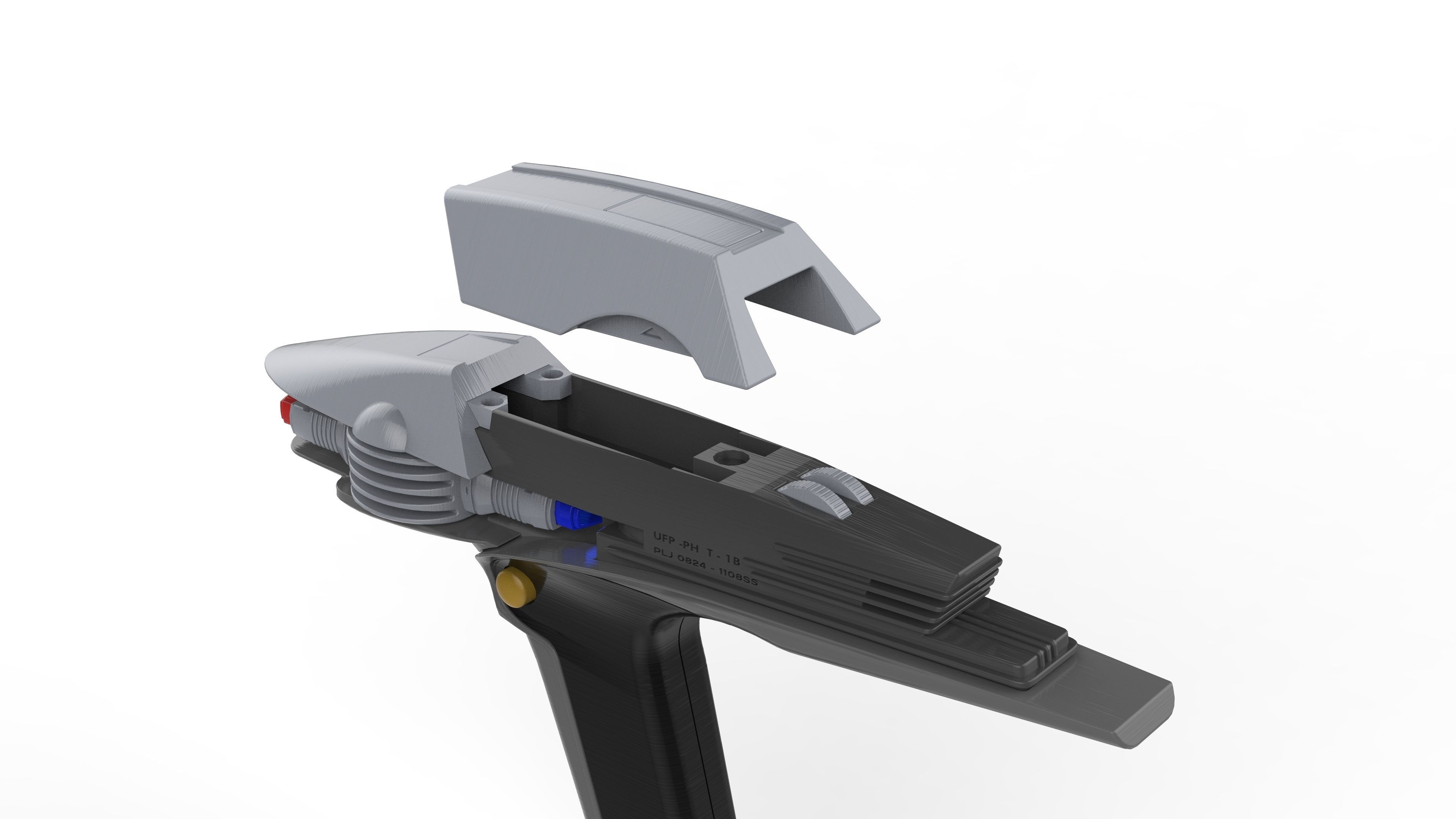 Beyond Phaser - Star Trek - Commercial - Printable - STL  3D print model_11