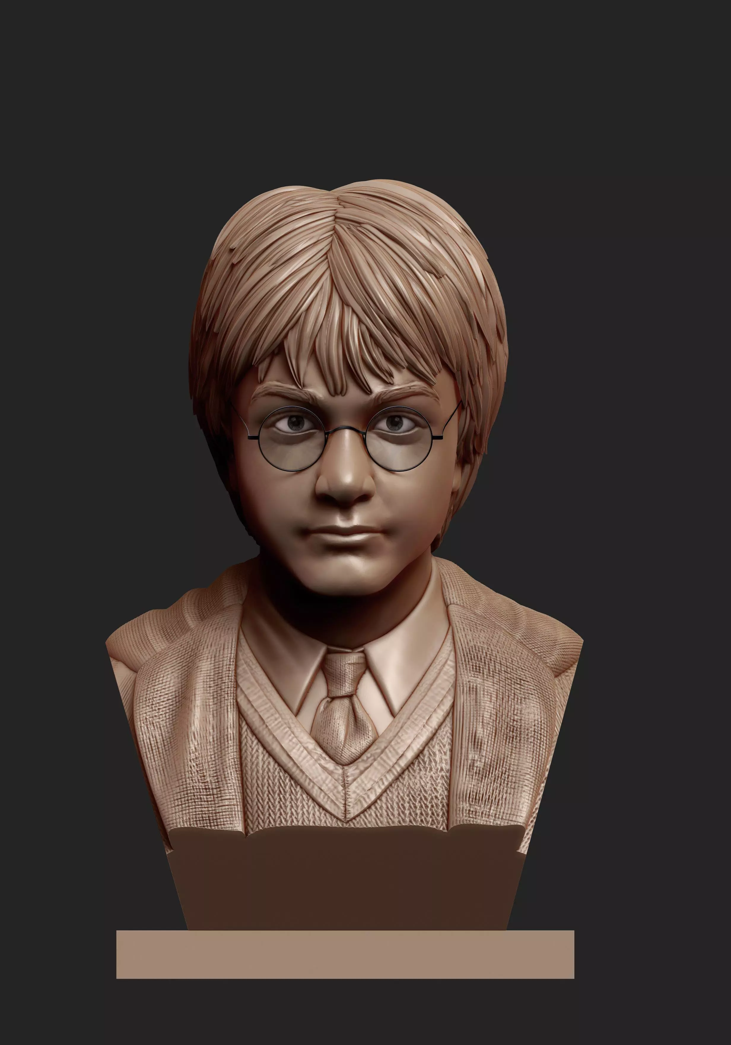 Harry Potter bust 3D Model 3D print model_0
