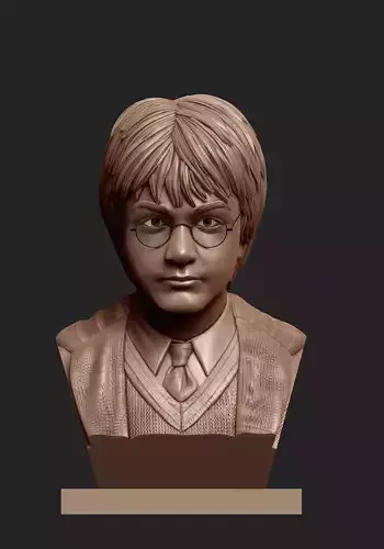 Harry Potter bust 3D Model 3D print model