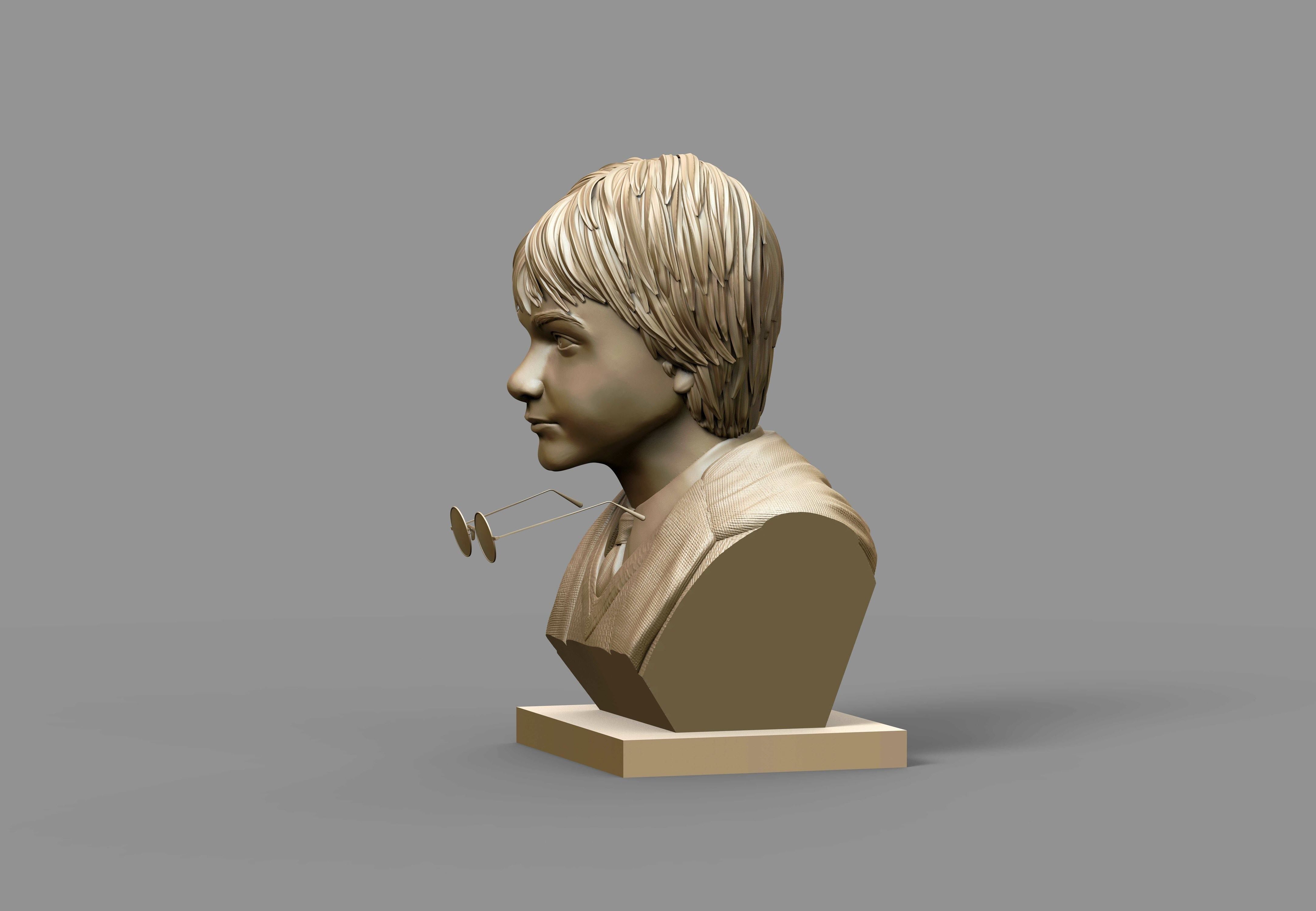 Harry Potter bust 3D Model 3D print model_4