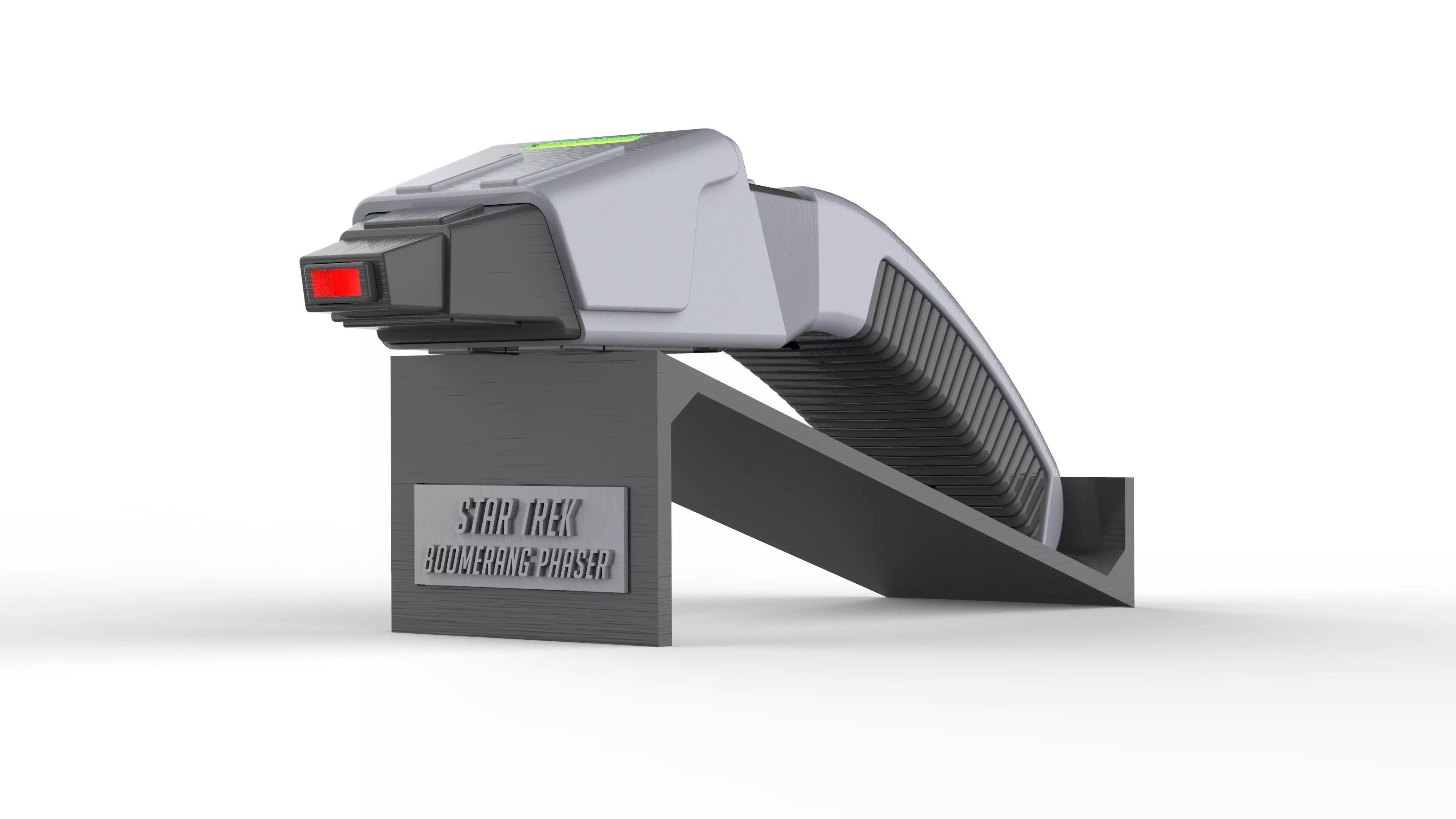 Boomerang Phaser - Star Trek - Commercial - Printable  - STL 3D print model_0