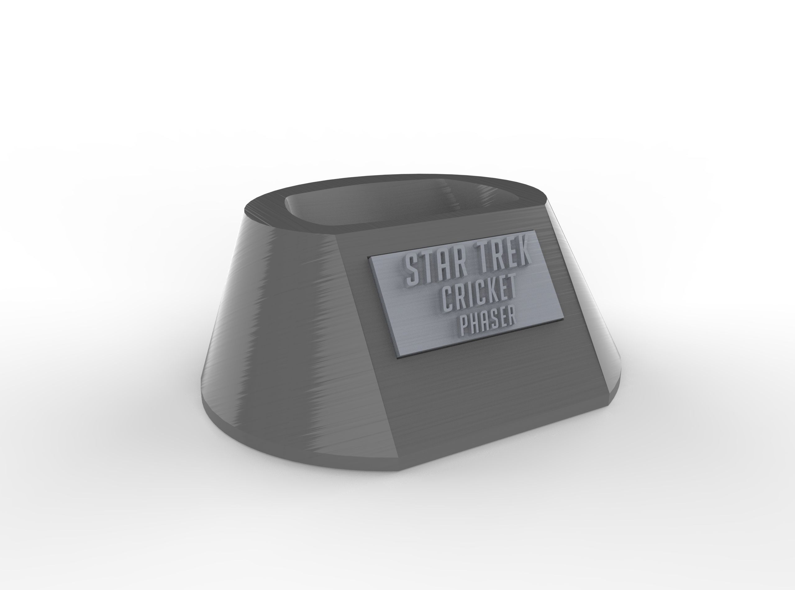 Cricket Phaser - Star Trek - Commercial - Printable - STL 3D print model_9