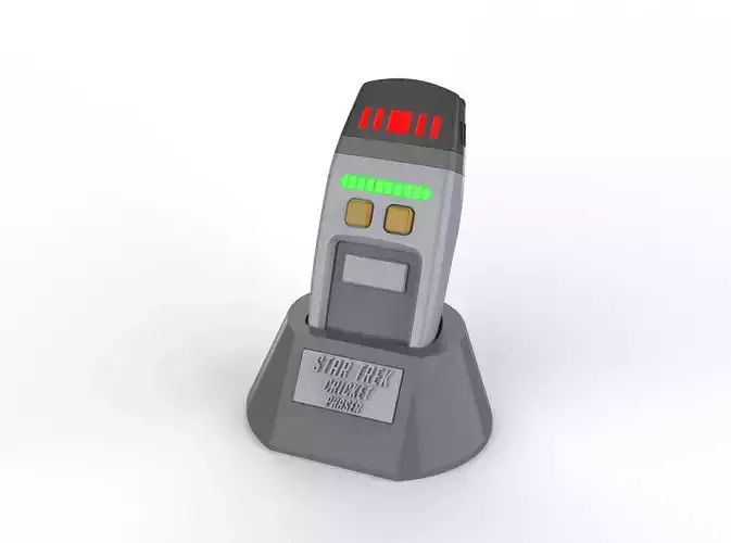 Cricket Phaser - Star Trek - Commercial - Printable - STL 3D print model