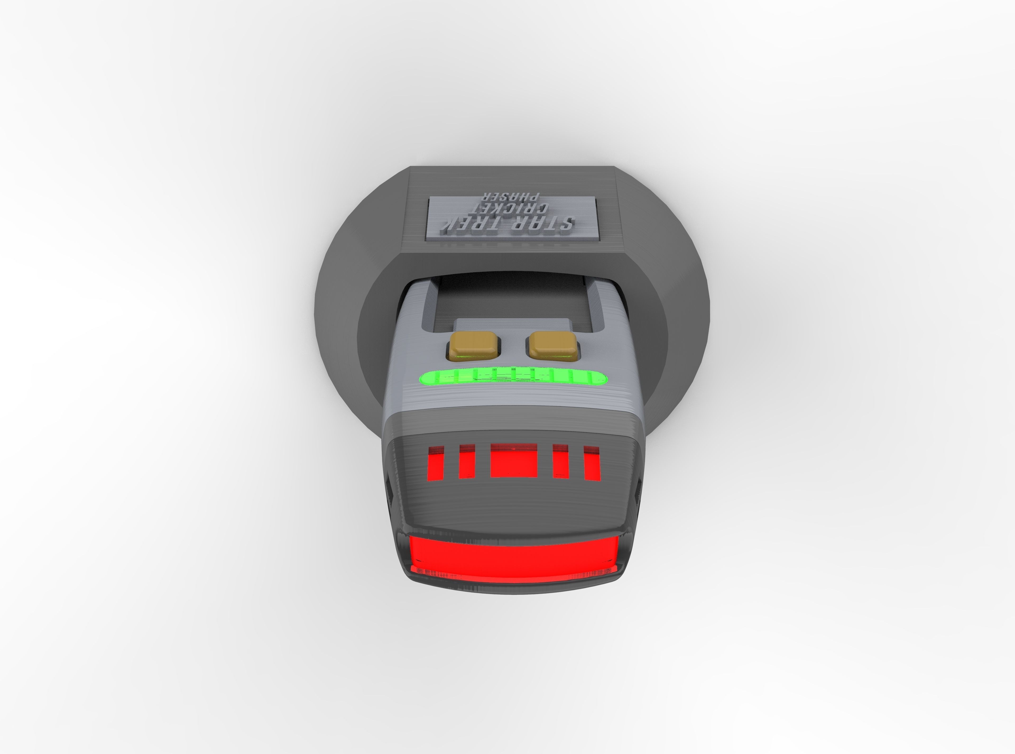 Cricket Phaser - Star Trek - Commercial - Printable - STL 3D print model_8