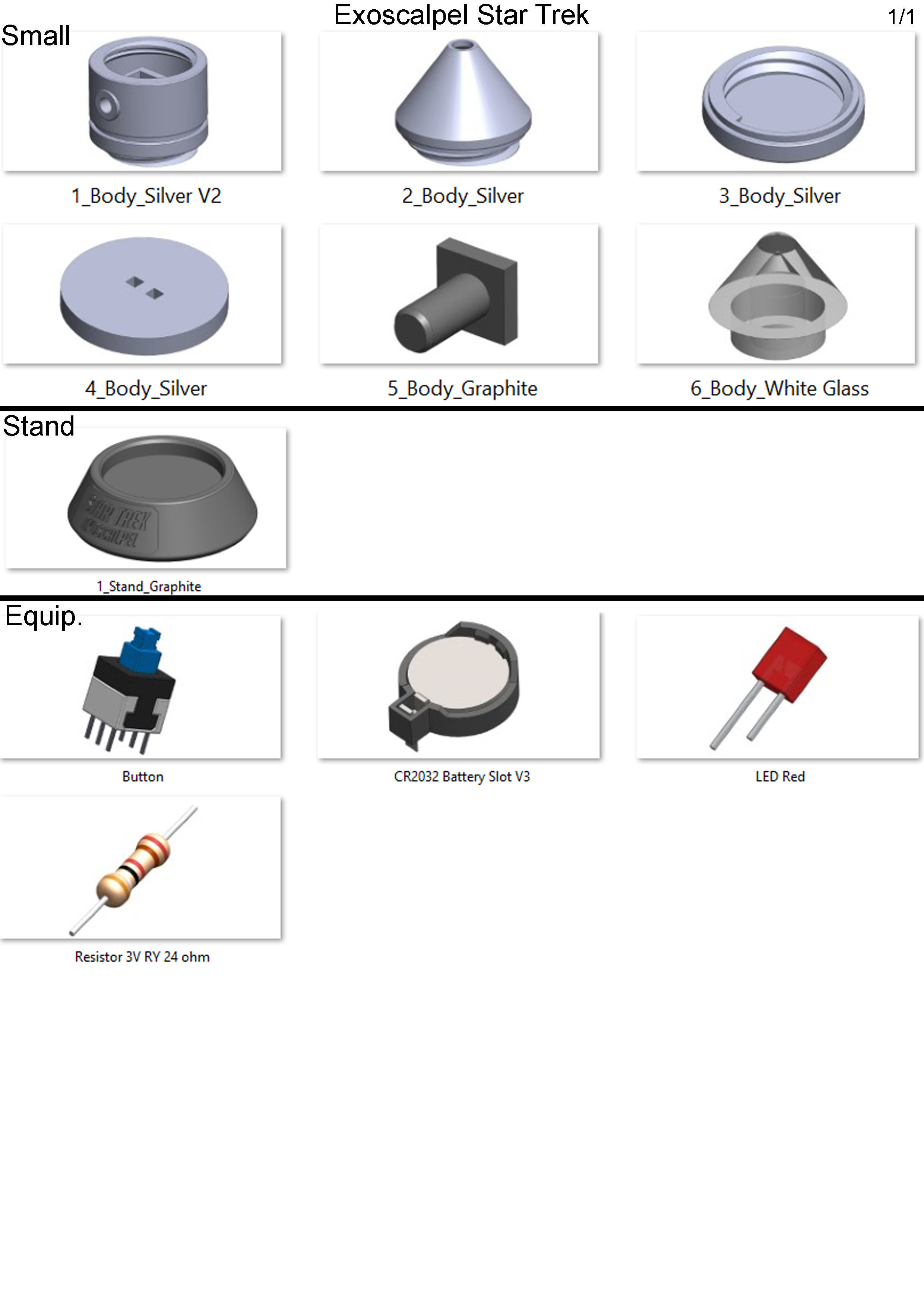 Exoscalpel - Star Trek - Commercial - Printable 3d model - STL 3D print model_18