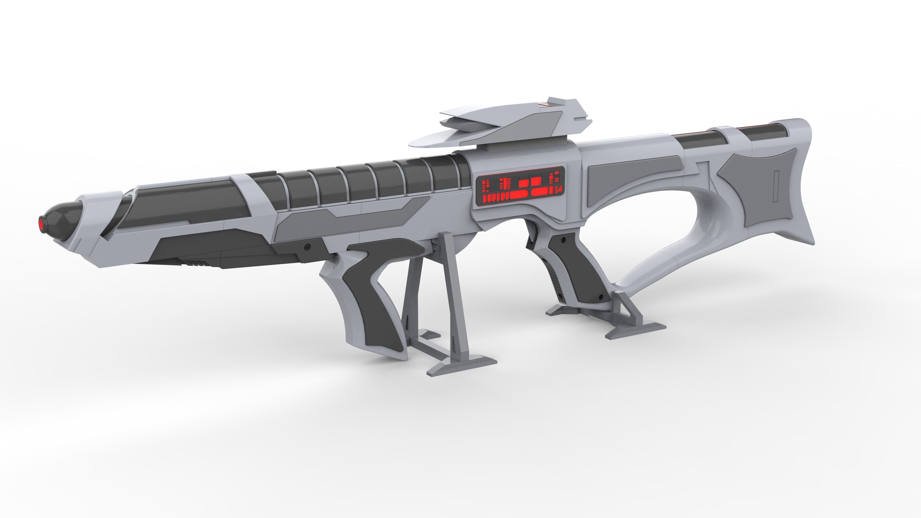 EVA Phaser - Star Trek First Contact - Commercial - Printable 3D print model_4