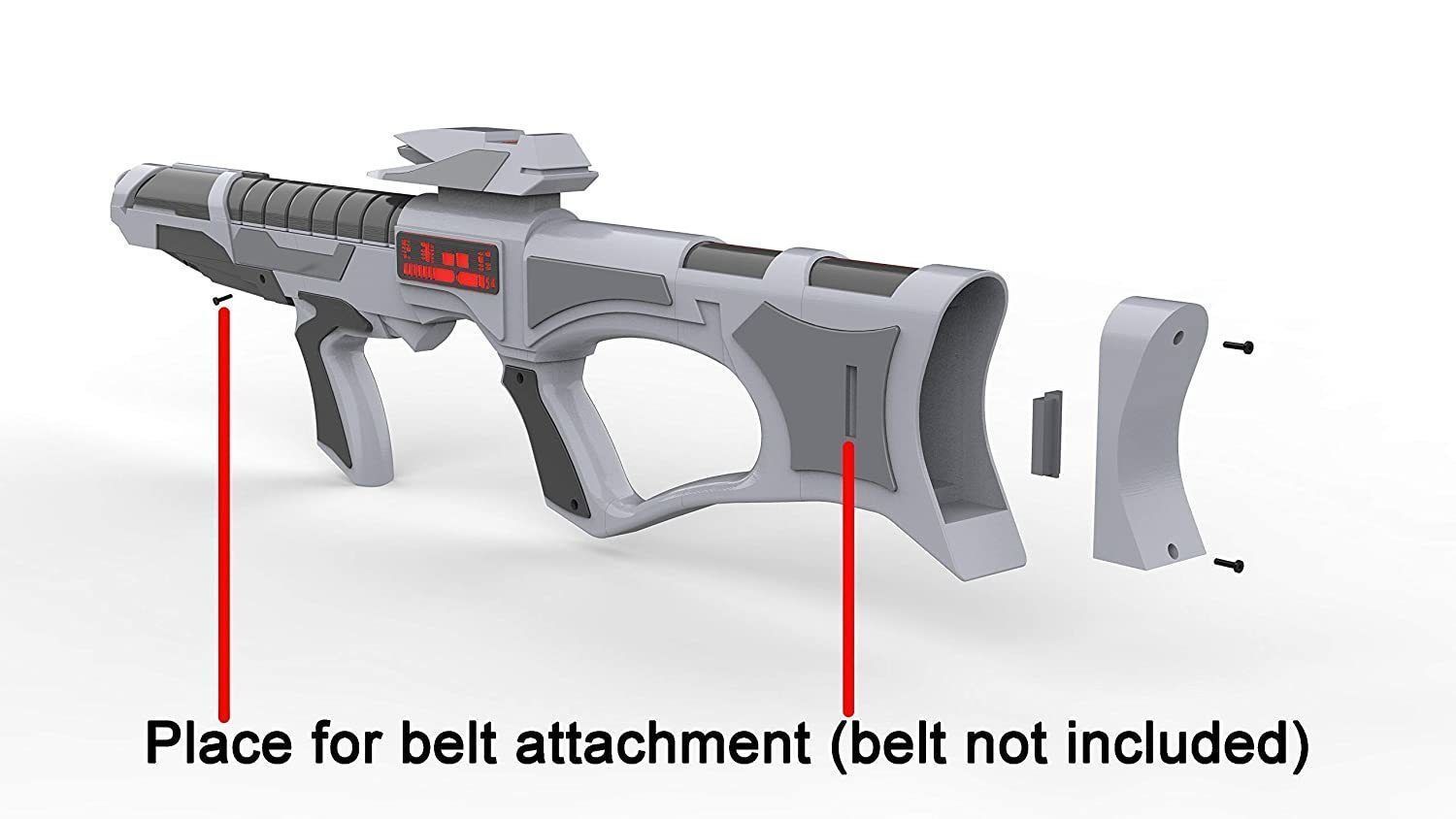 EVA Phaser - Star Trek First Contact - Commercial - Printable 3D print model_8
