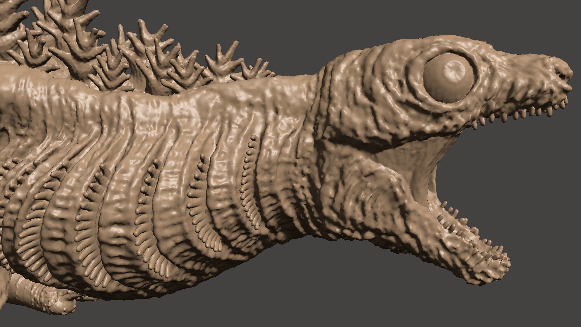 KAMATA KUN SHIN GODZILLA 2nd Form Kaiju - Ultra Detailed 3D STL 3D print model_41